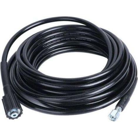 Tuyau flexible haute pression de 10 mètres – filetage M22/M14 – compatible avec les nettoyeurs haute pression Kärcher K2 et K3 (1/5)