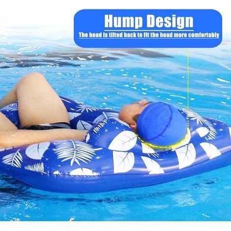 Aufblasbare Pool-Hängematte, Schwimm-Hängematte, aufblasbares Schwimmbett, 4-in-1-Wasser-Hängematte, schwimmender Poolstuhl, tragbare schwimmende Poolliege mit Pumpen für Schwimmbecken (1/4)
