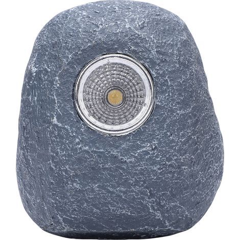 Outdoor solar light made of waterproof resin, decorative landscape stone powered for driveway, walkway, courtyard (1/5)