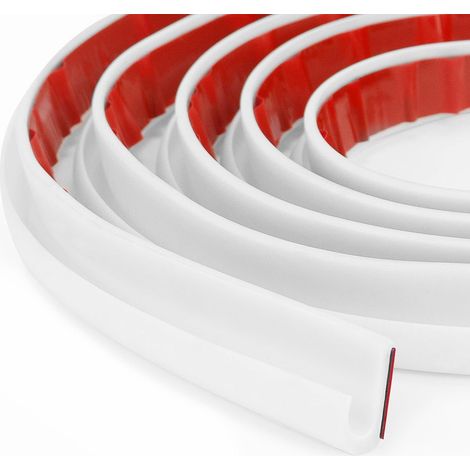Gutter Camping Car 2.5m J Shaped Gutter RV Back Sticker Rubber Strip for Gutters for Car Vans Campers Boat and Door (1/5)