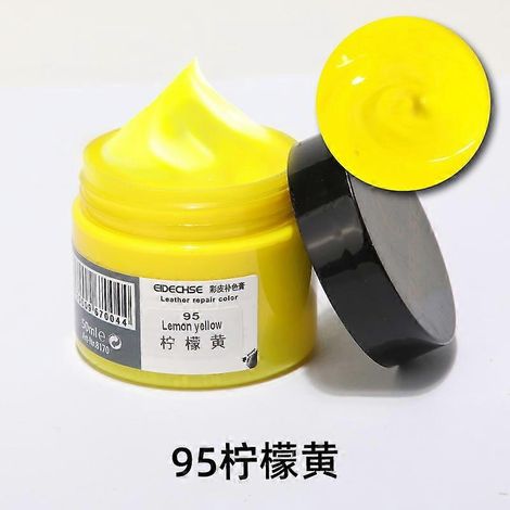Teinture pour cuir jaune citron 95