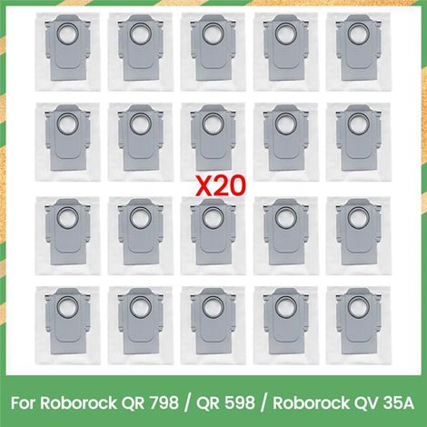 Sacchetti di ricambio per robot aspirapolvere QV 35A / QR 598 / QR 798, 20 pezzi (1/2)