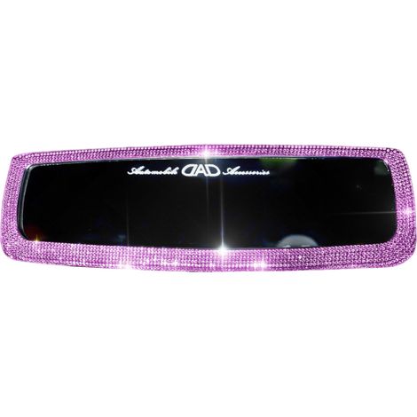 Rétroviseur de voiture en strass scintillant, accessoires d'intérieur automobile en cristal.