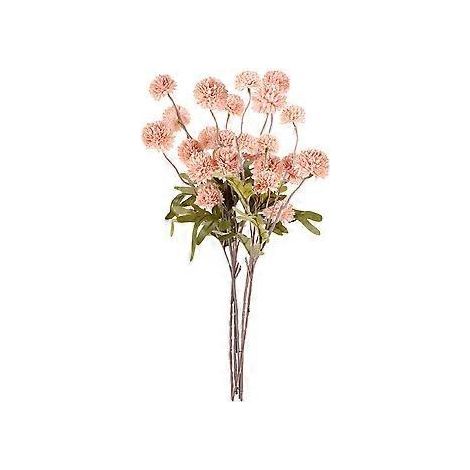 5 künstliche Löwenzahnblumen aus Kunststoff, Löwenzahn-Dekorationsvase (rosa) (1/2)