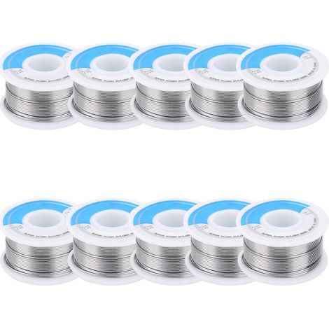 10 pièces fil d'étain haute pureté faible point de fusion soudure fournitures 1mm 100g (1/5)