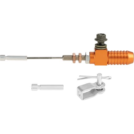 M10x1.25mm Tige de Pompe Frein de Maître-Cylindre d'Embrayage Hydraulique Universel pour Moto Orange (1/5)
