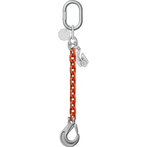 Chaîne de butée 1 brin, 1,4 t, 6 mm longueur 4 m