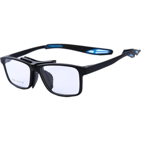 Occhiali sportivi antiappannamento per basket, occhiali sportivi unisex, occhiali da squash - blu (1/5)