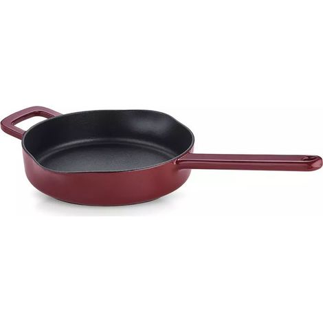 Fissler 064-310-24-000-0 Moments Collection Padella Multiuso in Ghisa Diametro 24 cm Rosso