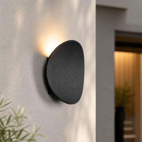 Applique murale extérieure IP65 en aluminium, design nordique COB, éclairage doux étanche pour façade, balcon, 18x18.4cm (1/5)