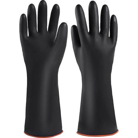 Gants de barbecue résistants à la chaleur 140°C, étanches et imperméables, pour cuisson et grillades, lot de 2, taille unique, matériau ignifuge, protection thermique pour grillades en extérieur. (1/3)