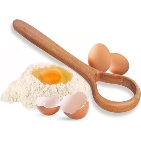 Batteur à pâte danois 33 cm – en bois, pour pain au levain – batteur traditionnel néerlandais (1/5)