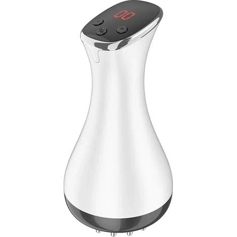 (Blanc) Appareil de massage électrique Gua Sha, brosse méridienne, outil Gua Sha pour brûler les graisses et affiner la silhouette (1/5)