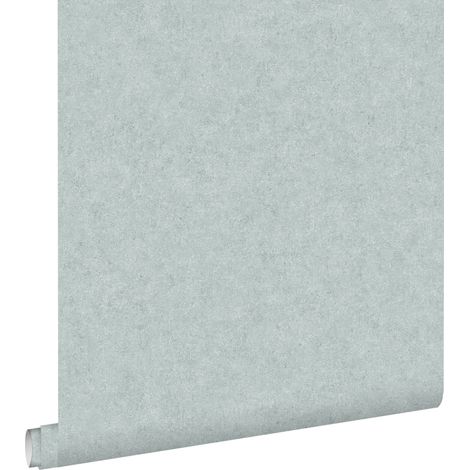 papier peint uni effet béton bleu canard  - ESTAhome (1/5)