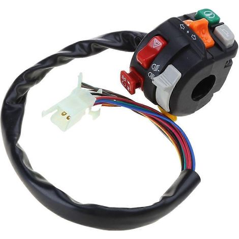 Commandes de démarrage, clignotants, klaxon et interrupteurs de guidon pour moto NMAX155 (1/5)