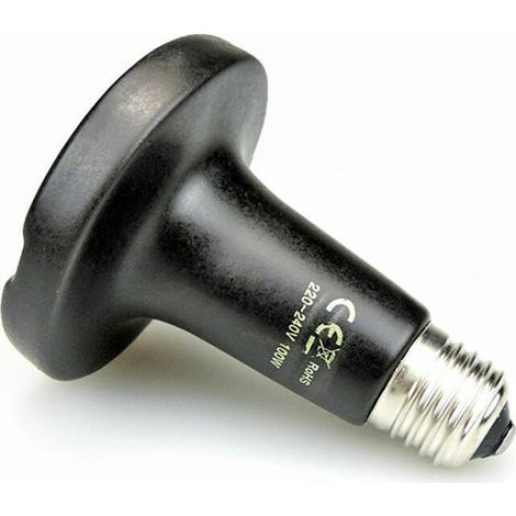 25W Émetteur Radiateur Animaux Ampoule Infrarouge Chauffage en Céramique,Lampe de Reptile pour Amphibiens, Serpent, Oiseaux,Tortue, Chat, Chien (1/5)