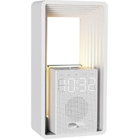 Réveil simulateur d'aube avec bruit blanc, système de sommeil, petite veilleuse, lampe de chevet, prise américaine. (1/5)
