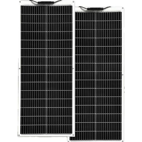 Kit de panneaux solaires, haute efficacité, design flexible, Panneau solaire 200W (1/2)