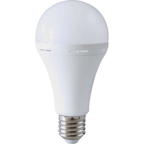 Lampadina led a80 v-tac di emergenza batteria 3,7v 1800mah 12w e27 4000k - 7794 (1/5)