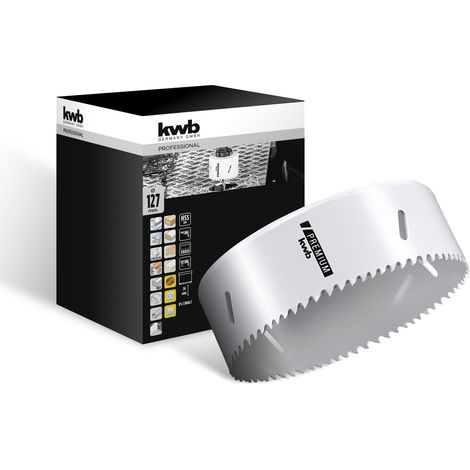 Scie cloche bi-métal HSS Ø 127 mm, 8% allié au cobalt avec denture Vario progressive et haute précision pour une utilisation polyvalente (1/5)