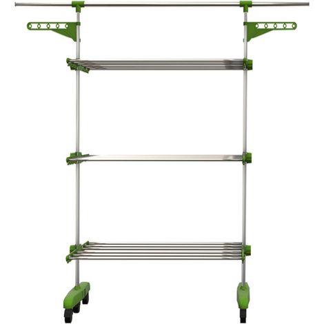 Northix Herzberg HG-5015 Wäschetrockner grün faltbar