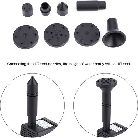 Pompe à eau solaire pour fontaine, bassin de jardin, piscine, aquarium