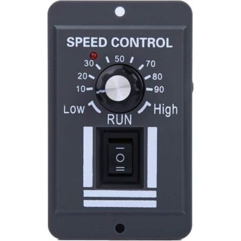 Contrôleur de Vitesse de Moteur DC 12-60V 40A, Contrôleur de Vitesse de Moteur à Brosse PWM, Contrôleur de Vitesse Inverse Avant de Contrôleur de Moteur CC, Interrupteur D'inversion de Contrôleur de M (1/5)