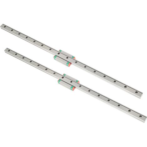 Stück LML12H 400mm Linearführungsschienen mit MGN12H Gleitblöcken (1/5)