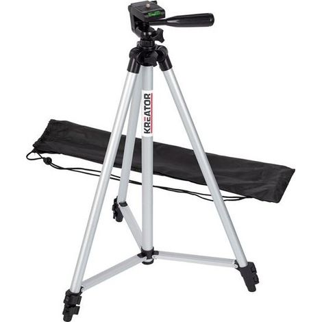 Trépied Kreator KRT706900 – télescopique 50-152 cm, aluminium et filetage de 1/4" (1/5)