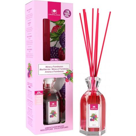 Cristallino Diffusore di canne 180ml Diffusore di more de profumo Bottiglia de profumo Trasparente (1/3)
