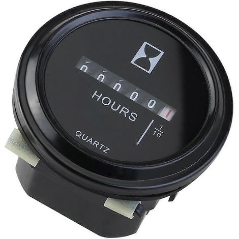 Compteur horaire à quartz rond 10 V-80 V CC/CA (1/4)