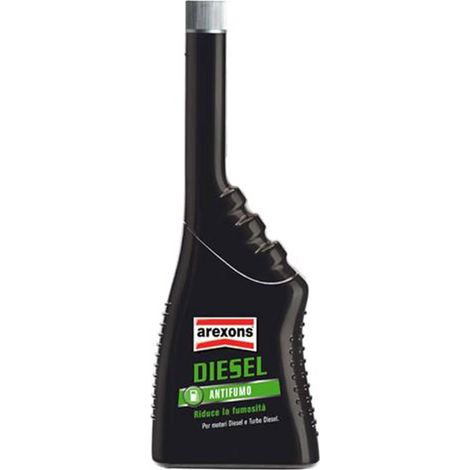 Arexons Additivo Diesel Antifumo 250ml – Riduce Fumi Neri, Pulisce Iniettori,