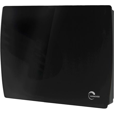 Radiateur Electrique Mural en Verre Sorimo NF Sannover 1000 W Noir (1/3)