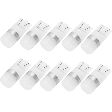 10 ampoules LED 2835 2SMD ultra-lumineuses pour feux de position, clignotants, feux arrière et feux de recul automobiles, compatibles avec les tubes T10. (1/5)