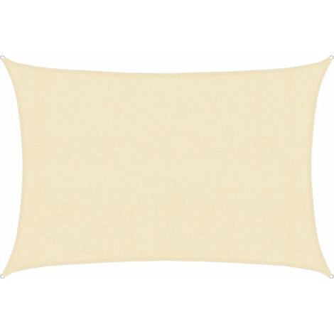 Maison Exclusive - Sonnensegel 160 g/m² Creme 3x4 m HDPE