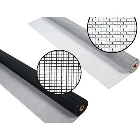 Zanzariera in alluminio finitura brillante Rotolo 30,5 Mt. - 150 cm. Black (1/3)
