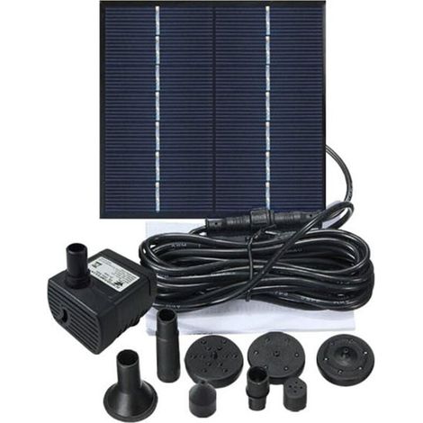 Mini-Solarbrunnen 1,2 W 180 g – Landschaftsgestaltung – Dezentes Design – Autonomer und geräuschloser Betrieb (1/4)