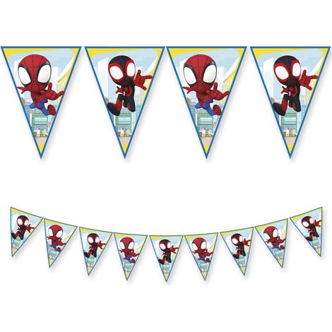 Ghirlanda di compleanno di Spiderman SPIDEY, 230 cm (1/4)