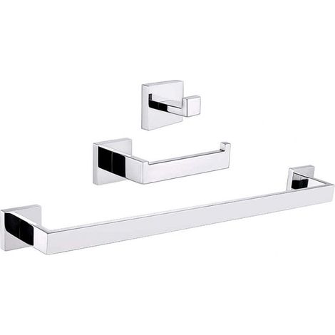 Bad-Accessoires-Set LUANDA Chrom