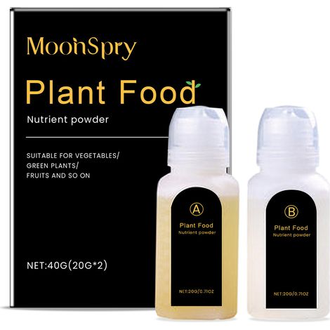 MOONSPRY AB fertilizer for soilless cultivation improves plant nutrition universal nutrient powder for soil, hydroponics and ground cultivation (1/5)