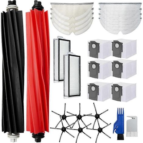 Aspirateur robot à 3 étages avec brosse latérale principale et accessoire de nettoyage (1/5)