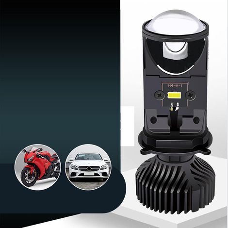 Ampoule de Phare LED pour Moto, Kit Lampe Fisheye Haute (1/5)