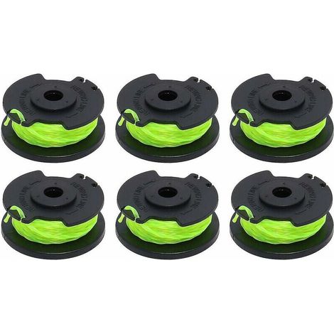 Paquete de accesorios para desbrozadora (6 carretes de repuesto para recortadora Rac143, compatible con Ryobi de 36 V) (1/4)