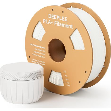Filament PLA+ 1.75mm Blanc 1kg (1/5)