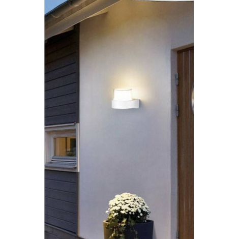 TrAdE Shop Traesio - Applique Moderna A Led Esterno Da Parete 7 W Bianco Luce 6500k 3000k 4000k Es57 - -Bianco Caldo      -
