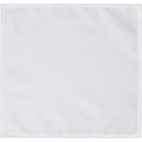 Serviettes de table blanches en tissu 35x35cm, lot de 25