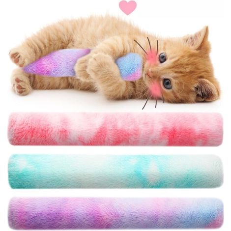 Esterilla de masaje con degradado para gatos - Juguete masticable - Palitos de color menta - Palitos de dentición - Juguete relajante para gatos - Esterilla de masaje - Juego de 3 (1/4)