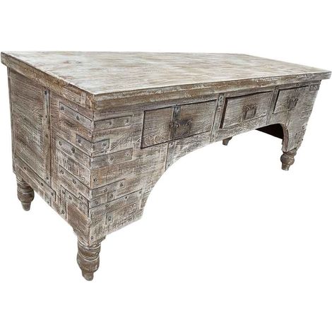 Mueble bajo de madera artesanal 165-175x45x57h cm