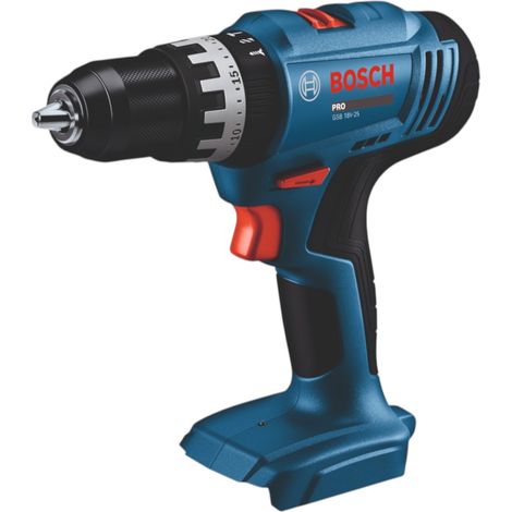 Bosch GSB 18V-25 – Trapano Avvitatore a Percussione 18V Solo Corpo Macchina 10mm