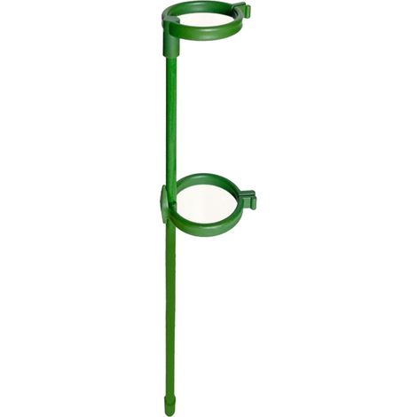 Tuteur pour Roses et Plantes Grimpantes - Pack de 10 Arceaux Fortifiés 45cm + 20 Grands Attaches Diamètre 4cm, Anti-Renversement pour Jardin Extérieur. (1/5)